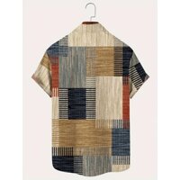 áo sơ mi nam lụa họa tiết phối màu