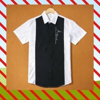 Áo Sơ mi Nam Mango phối lụa thoáng mát. Sơ mi nam chất lụa Mango chính hãng