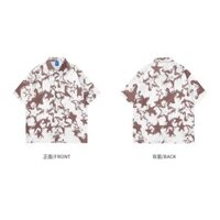 Áo Sơ Mi Nam Ngắn Tay đi nghỉ hè áo thoáng khí mẫu mỏng dễ phối trào lưu Áo sơ mi nam đi biển thiết kế thon gọn rộng rãi phong cách Hồng Kông