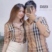 Áo sơ mi Nam Nữ ⚡FREE SHIP⚡ Áo sơ mi tay dài Burberry nhiều màu