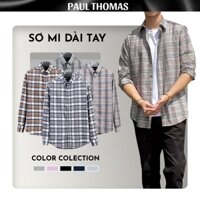 Áo Sơ Mi Nam PAUL THOMAS, Áo Sơ Mi Nam Dài Tay, Sơ Mi Chất Liệu Vải Dạ Lông Cừu Mềm Mịn, Lịch Sự