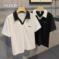 Áo sơ mi nam POLO mùa hè xu hướng mới thời trang thiết kế đơn giản hàng đầu dáng rộng và đa năng tay ngắn hàng ngày