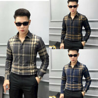 Áo Sơ Mi Nam Quảng Châu Cao Cấp Kẻ BBR Dài Tay V49