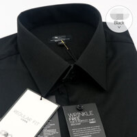 Áo Sơ Mi Nam Tay Dài Màu Đen Xám Phong Cách Doanh Nhân Thời Trang g2000