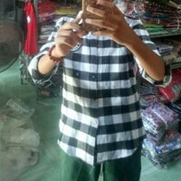 Áo Sơ Mi Nam Tay Dài Sọc Caro Nỉ Xuất Khẩu VN