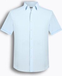 Áo sơ mi nam tay ngắn họa tiết The Shirts Studio Hàn Quốc-TD12S2715BL - 100