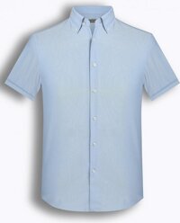 Áo sơ mi nam tay ngắn họa tiết The Shirts Studio Hàn Quốc TD42F2120 BL - 95