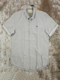 Áo Sơ Mi Nam Tay Ngắn  Scotch and Soda Oxford Short Sleeve Shirt  - Size ML - M
