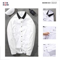 Áo sơ mi nam trắng dài tay cao cấp BERNICE thời trang công sở không nhăn thấm hút mồ hôi tốt SMP08