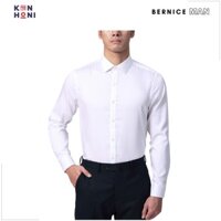 Áo sơ mi nam trơn không nhăn, áo sơ mi công sở Hàn Quốc BERNICE