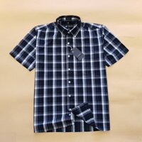 ÁO SƠ MI NAM TRUNG NIÊN SỌC NHỎ MÀU ĐEN