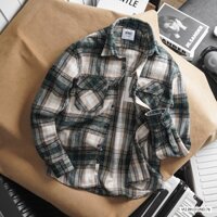 Áo Sơ Mi Nam Underness Dài Tay, Flannel Form Slimfit, kẻ caro dáng chuẩn, HÀNG VNXK - Tuantustore.com