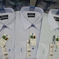 Áo Sơ Mi nam Việt Tiến chính hãng dài tay vải bamboo,mềm mát.