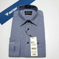Aó sơ mi nam Việt Tiến dài tay mã 1P1838NRK,chính hãng , cao cấp  - form suông REGULAR - tà bầu,. SHOP HỨA