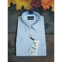 Aó sơ mi nam Việt Tiến ngắn tay mã  1N3292NT3 chính hãng ,cao cấp - form suông REGULAR - tà bầu ,họa tiết .SHOP HỨA