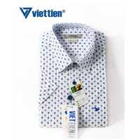 Áo sơ mi nam Việt Tiến tay ngắn vải tre