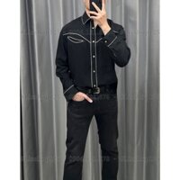 Áo Sơ Mi Nam Zara Authentic Phối Viền Trang Trí