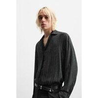 Áo Sơ Mi Nam Zara Authentic Hoạ Tiết Kẻ Nhỏ Bay Dáng Cực Chơi