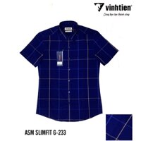 Áo Sơ Mi Ngắn Tay Bamboo SlimFit Vĩnh Tiến G233