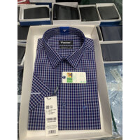 Áo sơ mi ngắn tay nam Việt Tiến 6802 -Vạt ngang