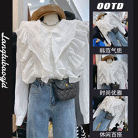 Áo sơ mi nữ cổ chữ V