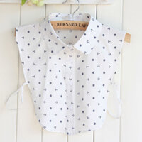 Áo Sơ Mi Nữ Cổ Tròn Cổ áo giả cổ áo voan bán buôn BE1J