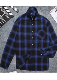 Áo Sơ Mi Nữ Flannel Xanh Dương ASM8827C - m