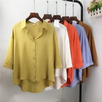 Áo sơ mi nữ form rộng