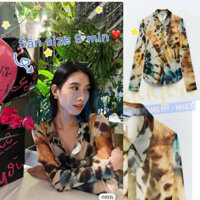 Áo sơ mi nữ hoạ tiết ZARA - săn sale Authentic chính tại Web