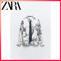 Áo sơ mi nữ in nơ mới ZARA