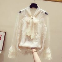 Áo sơ mi nữ kiểu dáng hàn quốc mẫu mới hàng quảng châu cao cấp