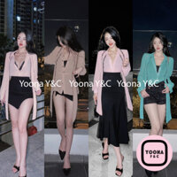 Áo Sơ Mi Nữ Ren Viền Cột Nơ Sang Trọng, Tay Dài Freesize Yoona F&C Auth - 3529