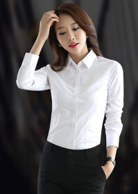 Áo Sơ Mi Nữ Trắng - L