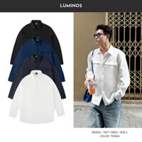 Áo Sơ Mi Oversize Daily Shirt - Áo Sơ Mi Dài Tay Vải Thô Mềm Dáng Rộng Unisex - Luminos Brand