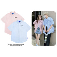 Áo Sơ Mi Oxford Tay Lỡ NOCTURNAL Kẻ Sọc Oversized Nam Nữ Unisex Local Brand
