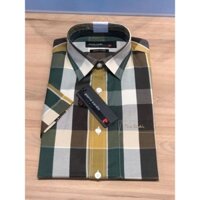 Áo sơ mi Pierre Cardin tay dài kẻ sọc  tay ngắn size m