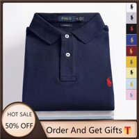 Áo sơ mi Polo nam Cotton mùa hè chính hãng Ralph Lauren dành cho doanh nhân cỡ lớn