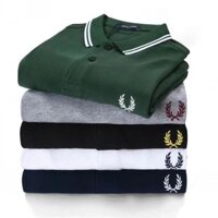 Áo Sơ Mi Polo Nam Mùa Hè Fred Perry, Áo Thun Nữ Tay Ngắn FP Thêu Áo Thun Paul