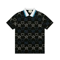 Áo sơ mi polo ngắn tay nam Gucci1537 Ve áo thời trang