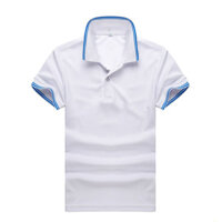 Áo Sơ Mi POLO Tay Ngắn 2025 Áo Thun Nữ Tay Ngắn Nam Mùa Hè Ve Áo Body Áo Thun Có Cổ Áo Sơ Mi POLO Màu Trơn