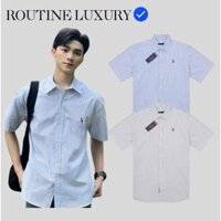 Áo Sơ Mi Ralph Lauren Kẻ Sọc Chất Cotton Oxford Dày Dặn Cao Cấp Logo Thêu Hàng Đẹp Dày Dặn Chuẩn Loại1 Đơn Giản Dễ MixĐồ