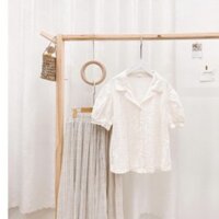 Áo sơ mi ren chuẩn Hàn