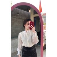 áo sơ mi ren tiểu thư