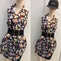 Áo sơ mi sát nách dáng dài họa tiết combo 8