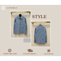 Áo Sơ Mi Shirt Nam Eo Vi Kẻ Sọc Xanh Đính Đá Siêu Chất - Áo Sơ Mi Nam Lu i Vui Ton Cao Cấp