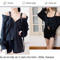 Áo sơ mi sọc dọc