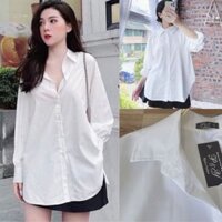 Áo Sơ Mi Tay Dài Bigsize Nữ Kiểu Dáng Đuôi Tôm Siêu Xinh Hot Trend Thời Trang Đi Học, Công Sở Thanh Lịch 58-100kg SMDT