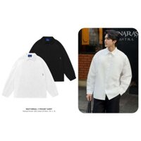 Áo Sơ Mi Tay Dài NOCTURNAL Pocket Shirt Form Rộng Nam Nữ Unisex Oversize Local Brand