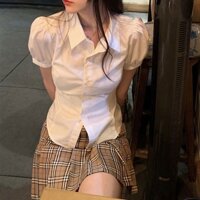 Áo sơ mi tay phồng thời trang dành cho nữ