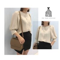 Áo sơ mi tay phồng